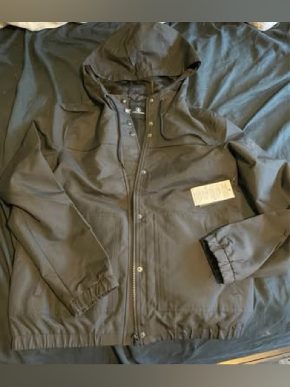 Volcom NWT Hooded Lightweight Jacket - Black